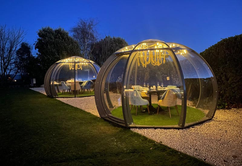 Seaham Hall launches outdoor dining domes to encourage January trade
