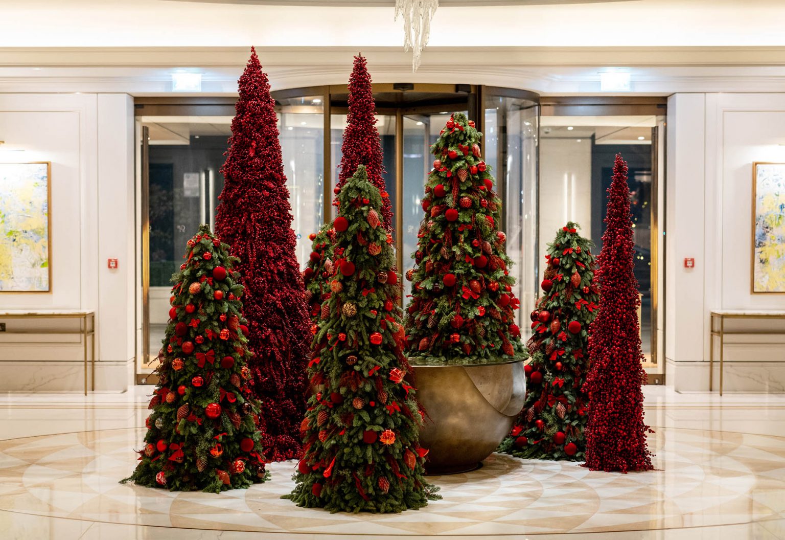 Best Christmas trees London Top hotels unveil their festive firs