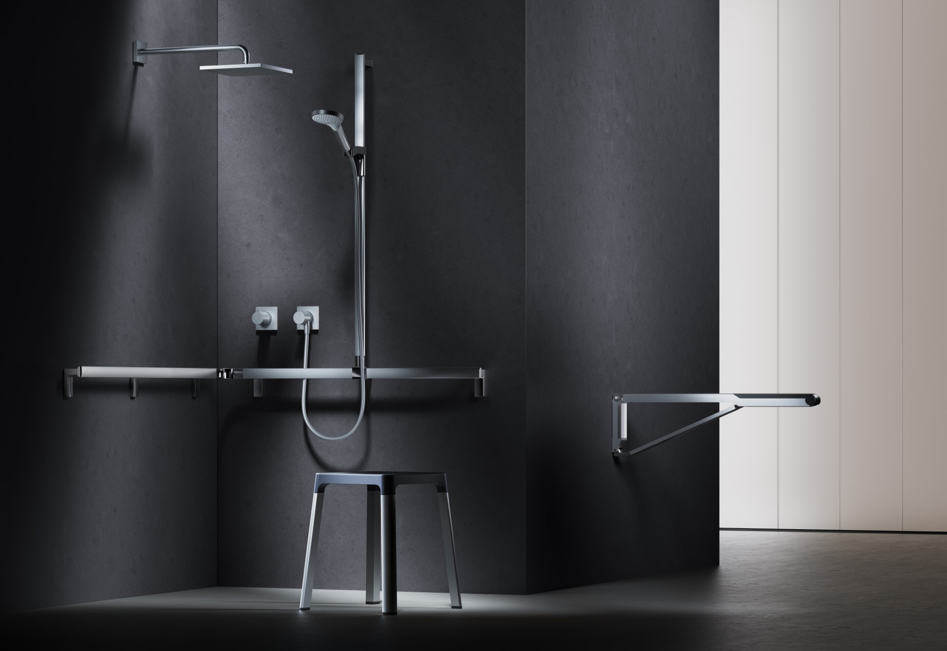 KEUCO AXESS offers stylish, accessible bathroom range