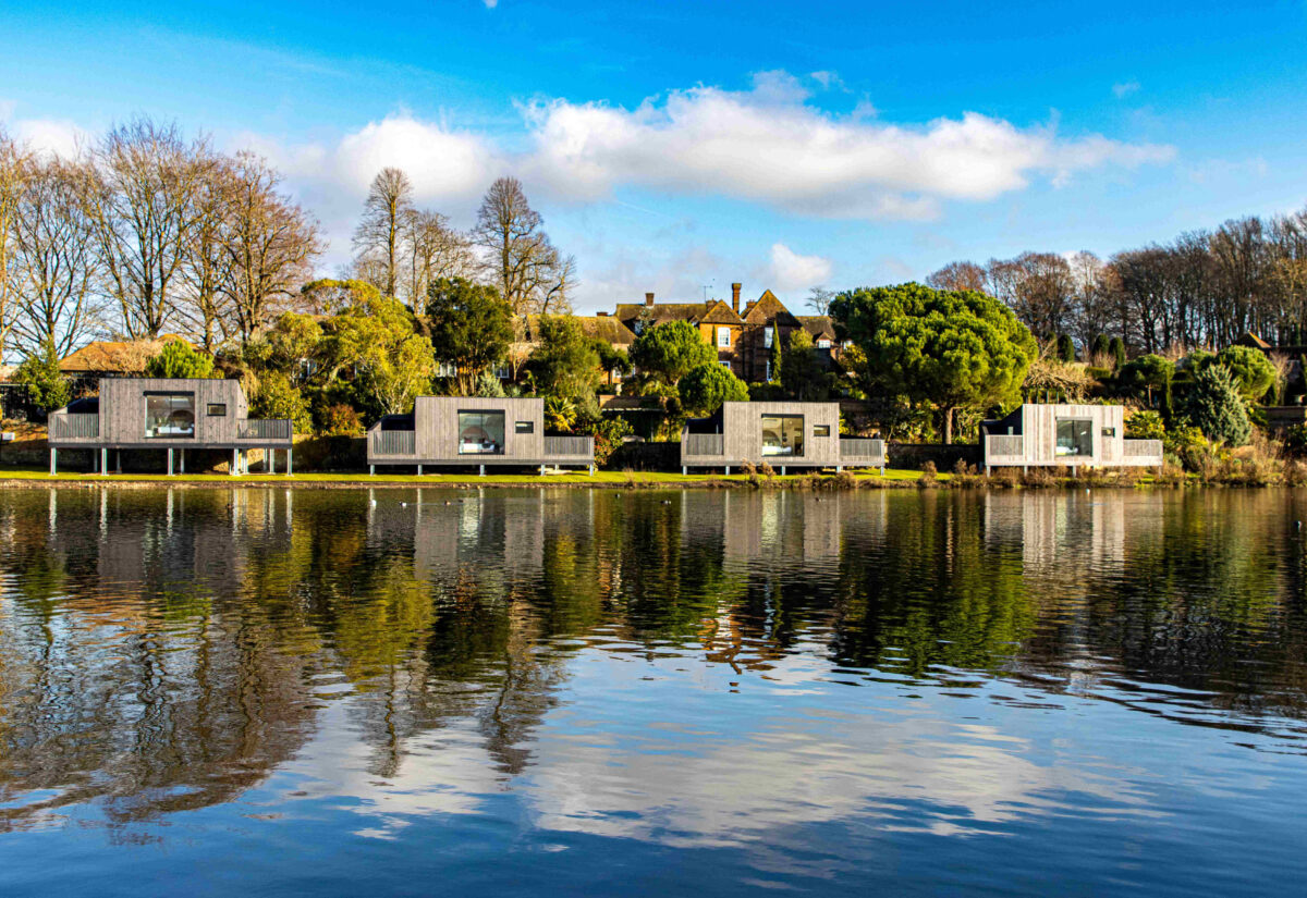 Leeds Castle in Kent launches 4 new luxury Lakeside Lodges