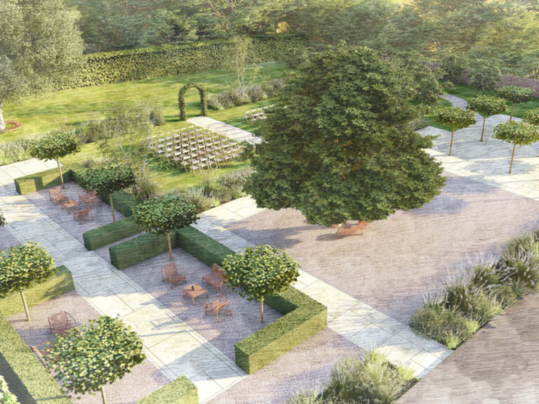 The Charles Garden outdoor wedding venue opens at Down Hall